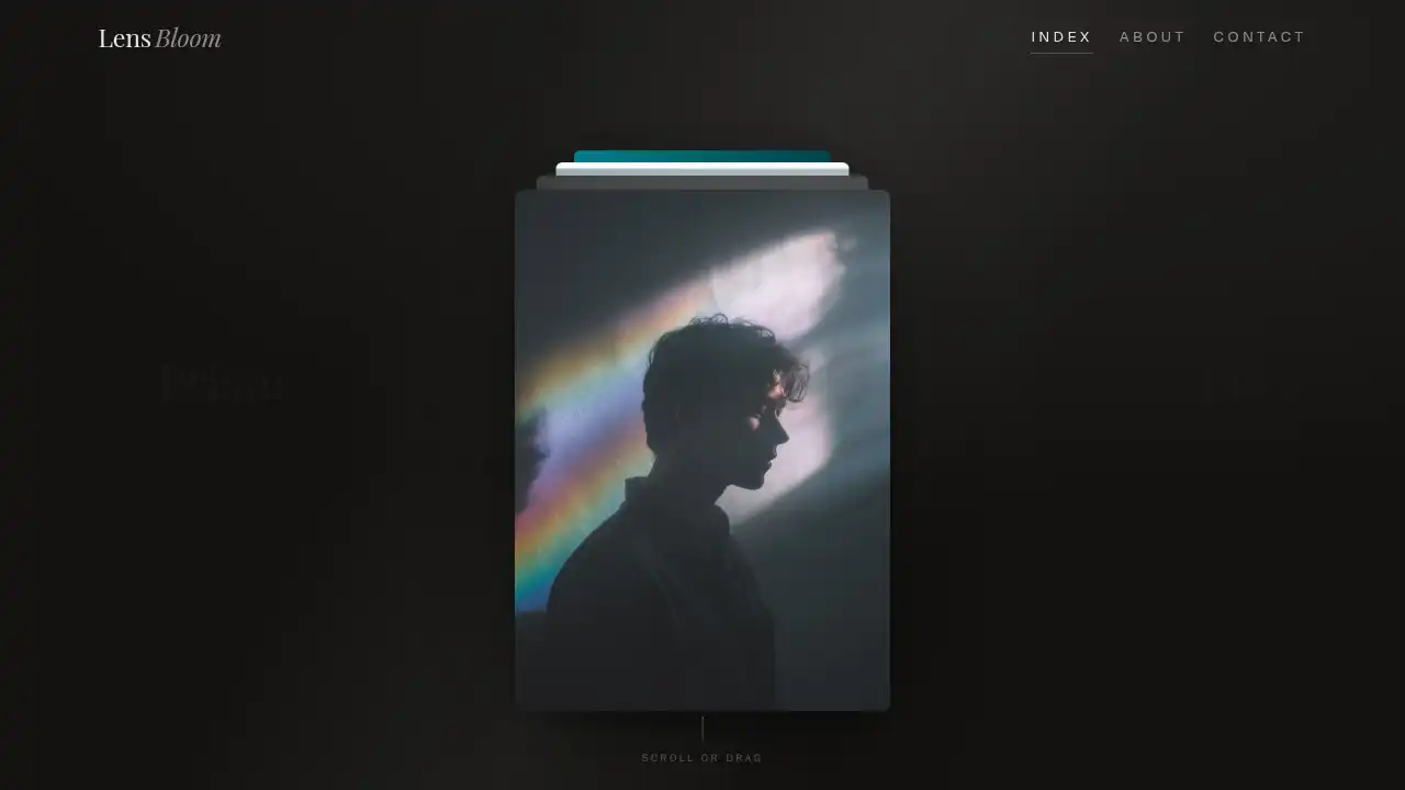 Lens Bloom template preview