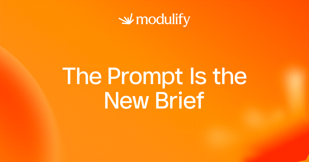 The Prompt Is the New Design Brief
