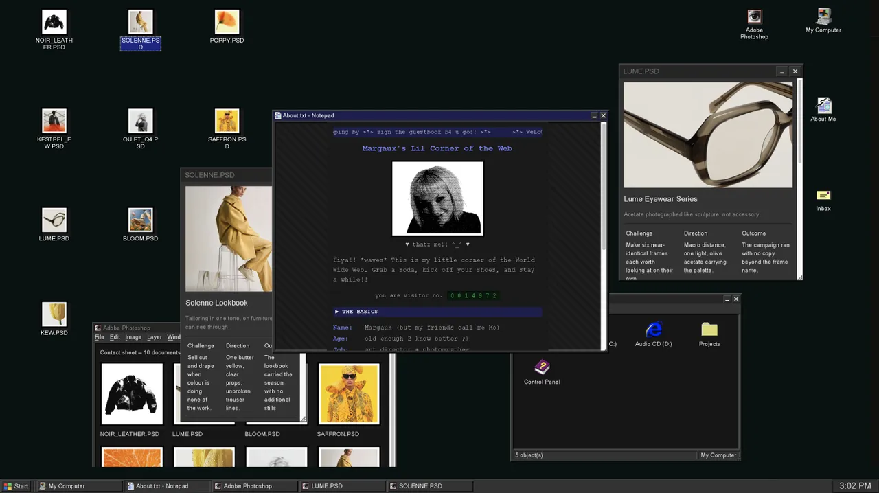 Desk 95 template preview
